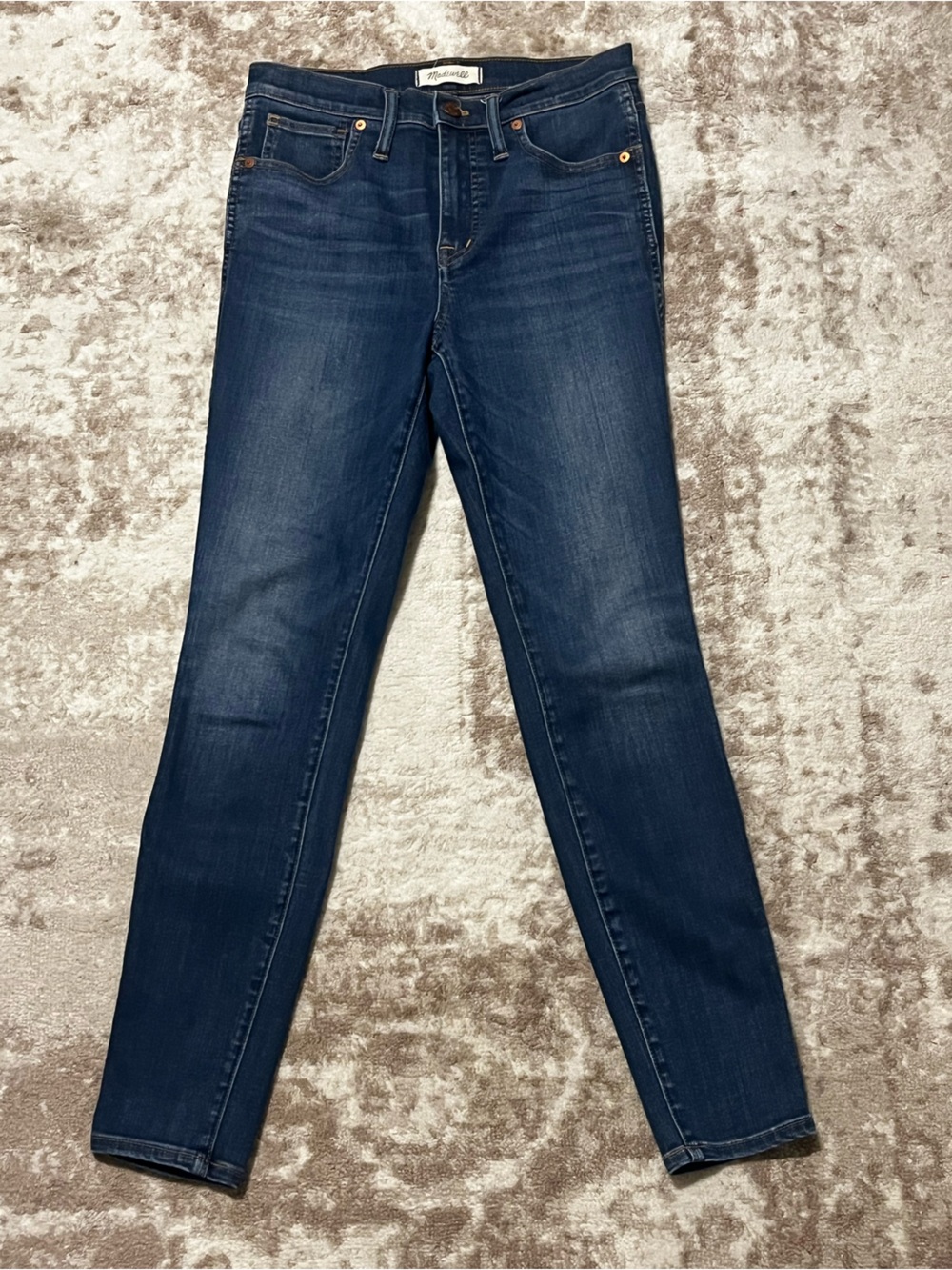 Madewell Women's 10" High-Rise Skinny Jeans Size 27 Medium Wash Denim